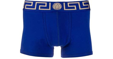 boxer versace blu|versace boxer trunks.